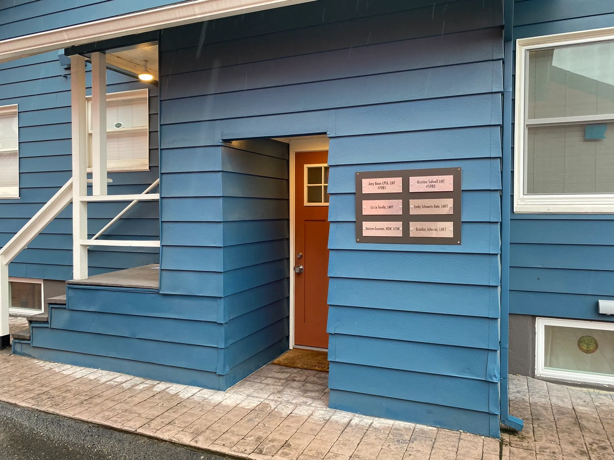 The entrance to Brandon’s counseling office.